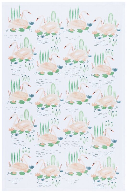 Swan Lake Tea Towel