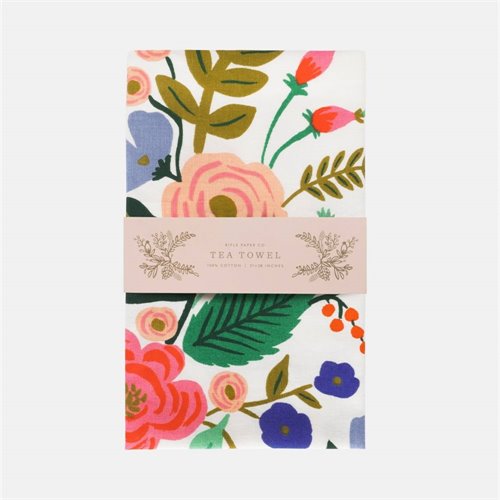 Floral Vines Tea Towel