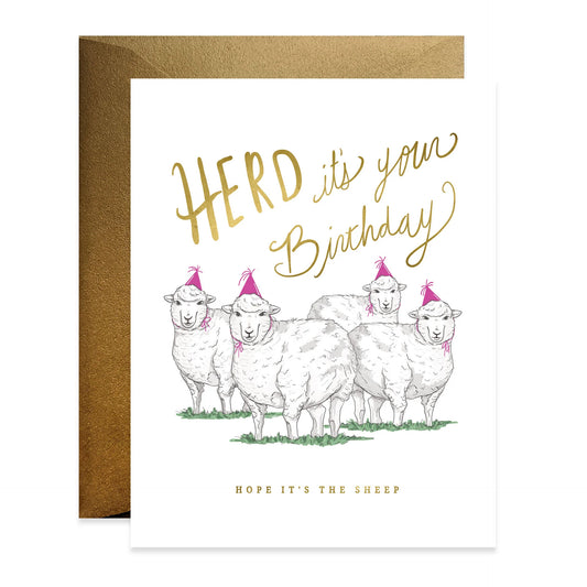 Herd It's Your Birthday Card